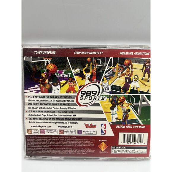 PS1 PlayStation 1 Game NBA ShootOut 2003 Ray Allen Cover - Picture 3 of 8